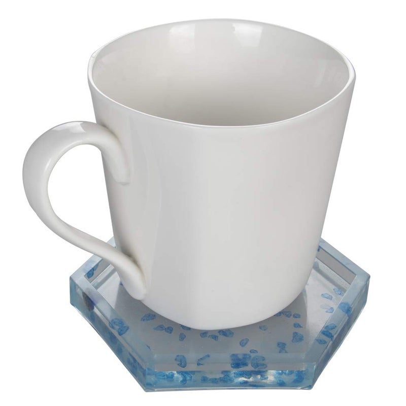 VTurboWay 3 Pack DIY Hexagon Mold, Hexagon Coaster Silicone Mold, Molds for Casting with Resin, Cement - Image 5